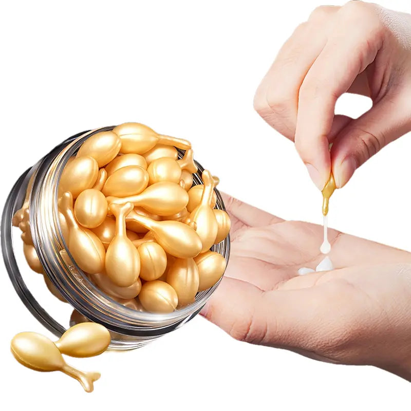 Collagen & Hyaluronic Acid Face Capsules – Intense Hydration & Radiant Glow (50 pcs) | Free Shipping Europe