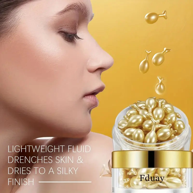 Collagen & Hyaluronic Acid Face Capsules – Intense Hydration & Radiant Glow (50 pcs) | Free Shipping Europe