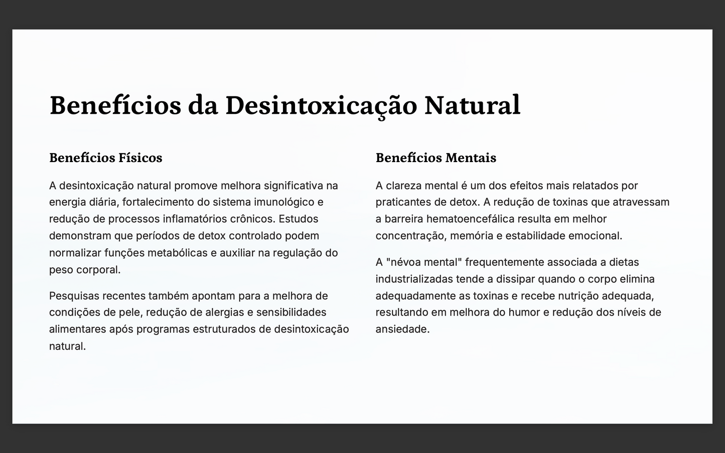 eBook Detox e Cura Natural – O Guia Completo para Purificar o Corpo e a Mente