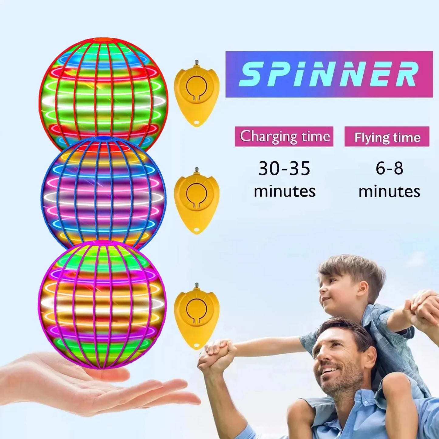 LED Flying Orb – The Magic Toy That Floats and Comes Back!!!