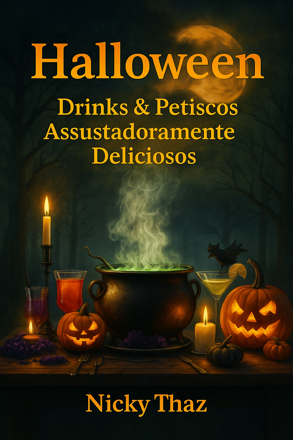 E-book Halloween: Drinks & Petiscos Assustadoramente Deliciosos 🎃 – Surpreenda Seus Convidados de Última Hora!